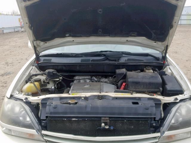 JT6HF10U8X0023019 - 1999 LEXUS RX 300 WHITE photo 7