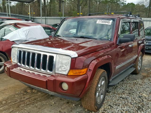 1J8HH58247C531136 - 2007 JEEP COMMANDER 红色 照片 2