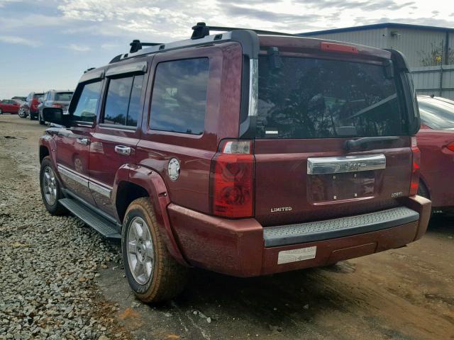 1J8HH58247C531136 - 2007 JEEP COMMANDER 红色 照片 3