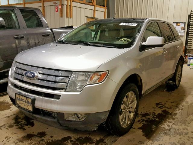 2FMDK4JC5ABB69714 - 2010 FORD EDGE SEL SILVER photo 2