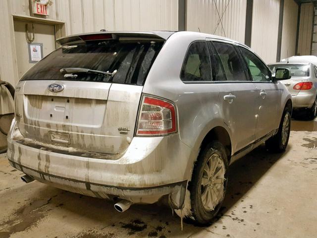 2FMDK4JC5ABB69714 - 2010 FORD EDGE SEL SILVER photo 4