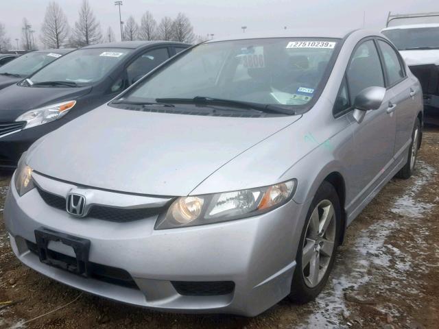 19XFA1F67AE073142 - 2010 HONDA CIVIC LX-S SILVER photo 2