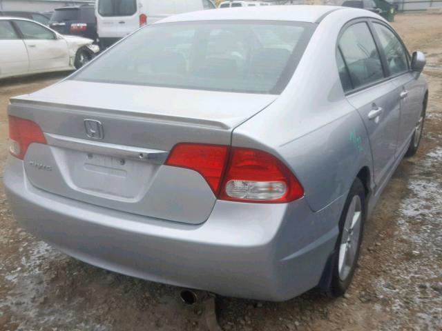 19XFA1F67AE073142 - 2010 HONDA CIVIC LX-S SILVER photo 4