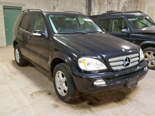 4JGAB57E73A454589 - 2003 MERCEDES-BENZ ML 350 BLACK photo 1