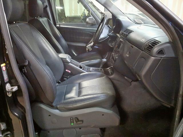 4JGAB57E73A454589 - 2003 MERCEDES-BENZ ML 350 BLACK photo 5