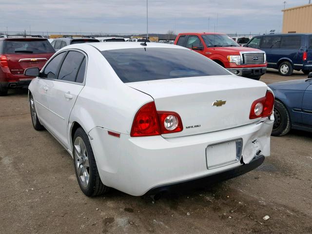 1G1ZC5EB6AF145119 - 2010 CHEVROLET MALIBU 1LT თეთრი ფოტო 3