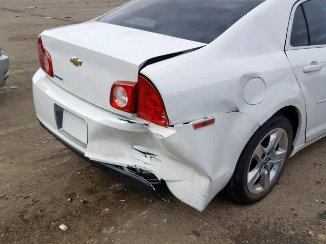 1G1ZC5EB6AF145119 - 2010 CHEVROLET MALIBU 1LT თეთრი ფოტო 9