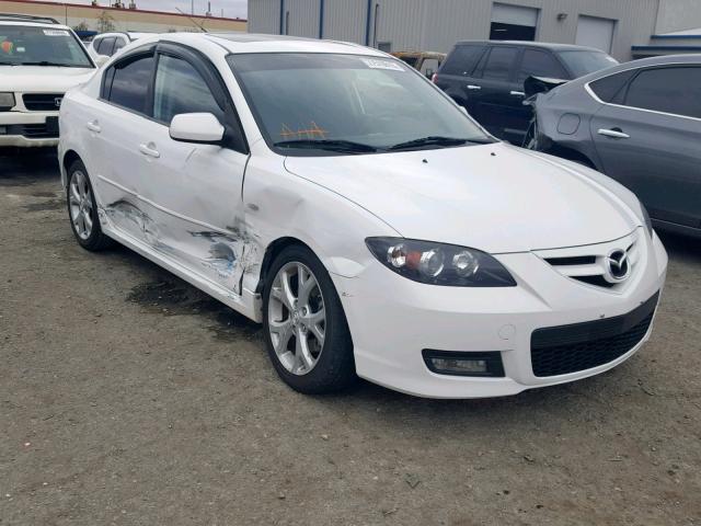 JM1BK324X81124707 - 2008 MAZDA 3 S WHITE photo 1