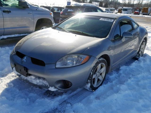 4A3AK24F67E012320 - 2007 MITSUBISHI ECLIPSE GS GRAY photo 2