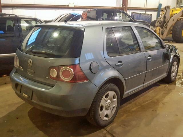 9BWEL41J894016874 - 2009 VOLKSWAGEN CITY GOLF GRAY photo 4