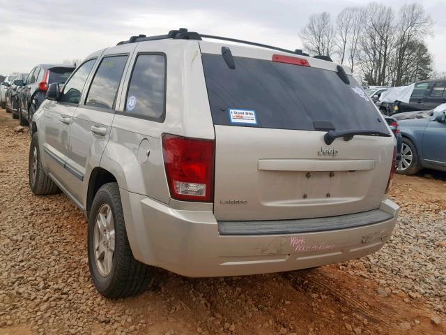 1J8GS48K67C565490 - 2007 JEEP GRAND CHER TAN photo 3