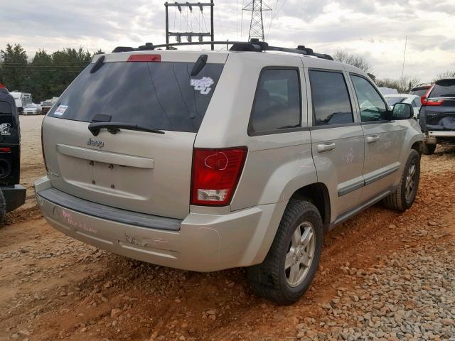 1J8GS48K67C565490 - 2007 JEEP GRAND CHER TAN photo 4