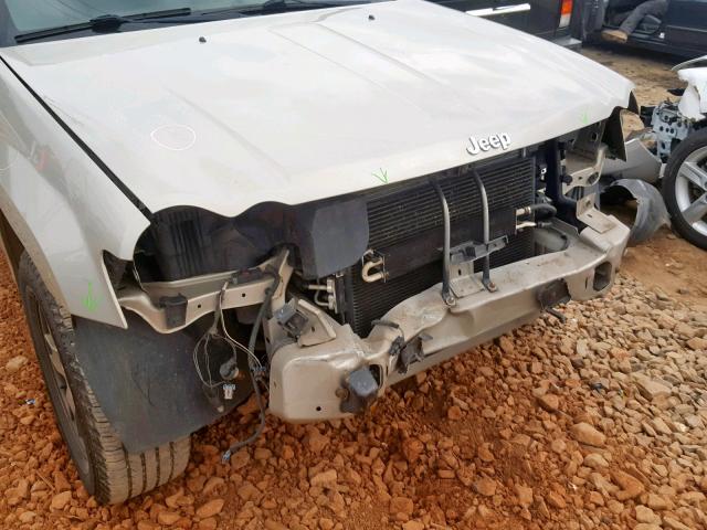 1J8GS48K67C565490 - 2007 JEEP GRAND CHER TAN photo 9