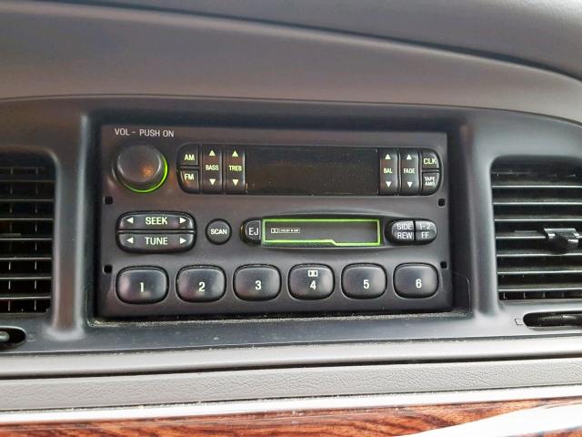 2MEFM75W81X631150 - 2001 MERCURY GRAND MARQ GREEN photo 9