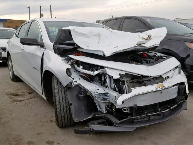 1G1ZB5ST6JF111777 - 2018 CHEVROLET MALIBU LS WHITE photo 1