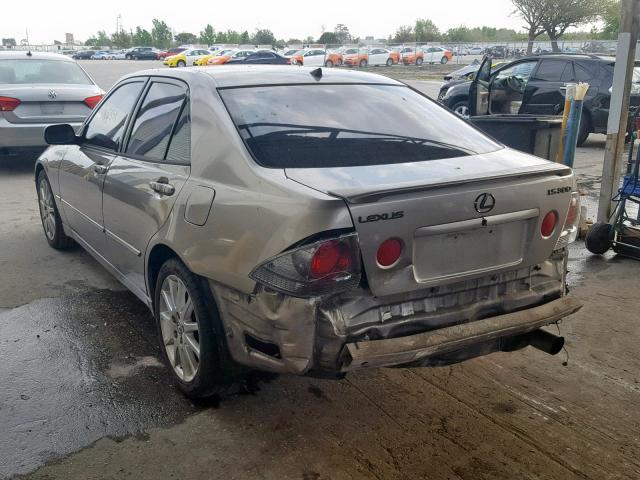 JTHBD192930078173 - 2003 LEXUS IS 300 GRAY photo 3