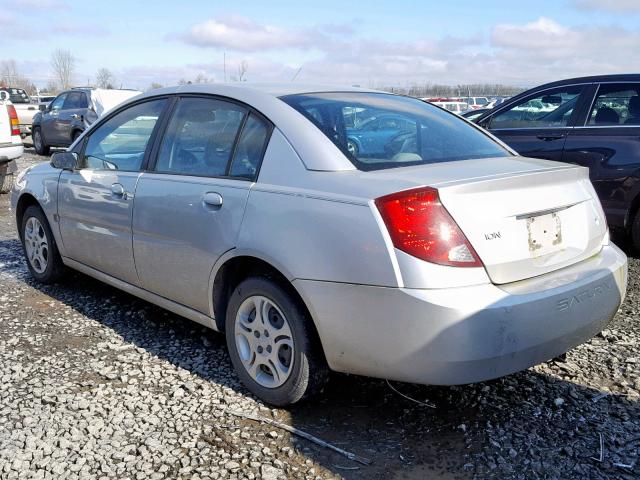 1G8AJ54FX3Z173998 - 2003 SATURN ION LEVEL SILVER photo 3
