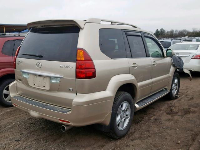 JTJBT20X470136146 - 2007 LEXUS GX 470 TAN photo 4