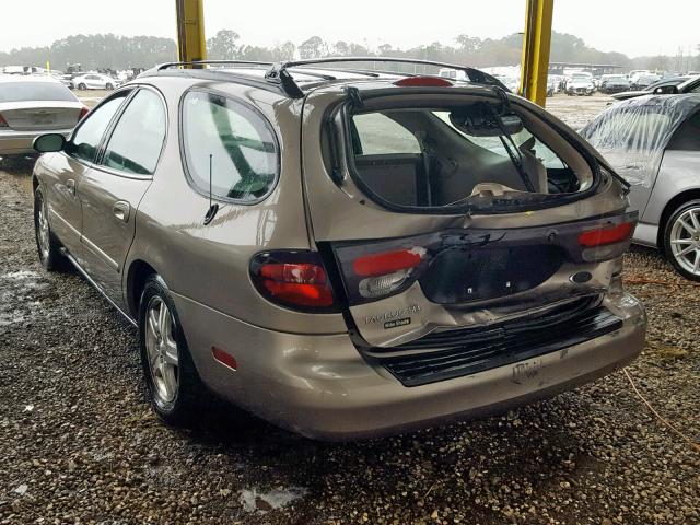 1FAHP59S02A110534 - 2002 FORD TAURUS SEL GOLD photo 3