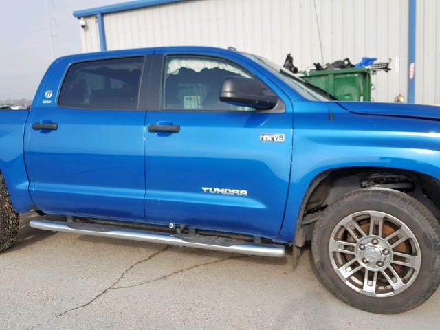 5TFEW5F15GX193474 - 2016 TOYOTA TUNDRA CRE BLUE photo 10