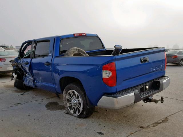 5TFEW5F15GX193474 - 2016 TOYOTA TUNDRA CRE BLUE photo 3