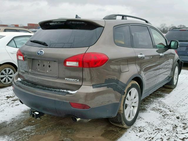 4S4WX93D394400497 - 2009 SUBARU TRIBECA LI BROWN photo 4