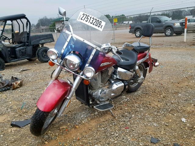 1HFSC52084A103697 - 2004 HONDA VT1300 S MAROON photo 2