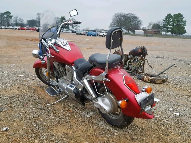 1HFSC52084A103697 - 2004 HONDA VT1300 S MAROON photo 3