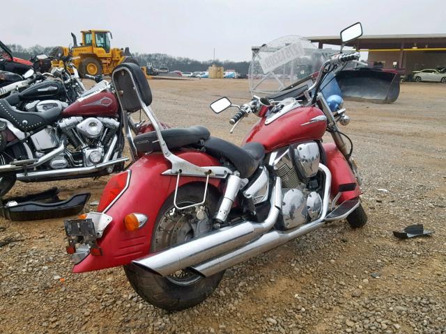 1HFSC52084A103697 - 2004 HONDA VT1300 S MAROON photo 4