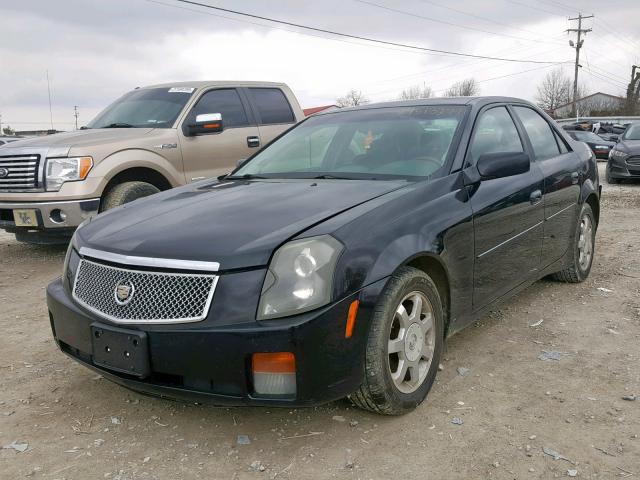 1G6DM57N830105915 - 2003 CADILLAC CTS BLACK photo 2