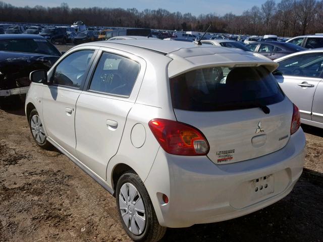 ML32A3HJ5FH055125 - 2015 MITSUBISHI MIRAGE DE WHITE photo 3