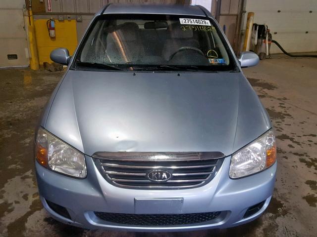 KNAFE122985515137 - 2008 KIA SPECTRA EX BLUE photo 9