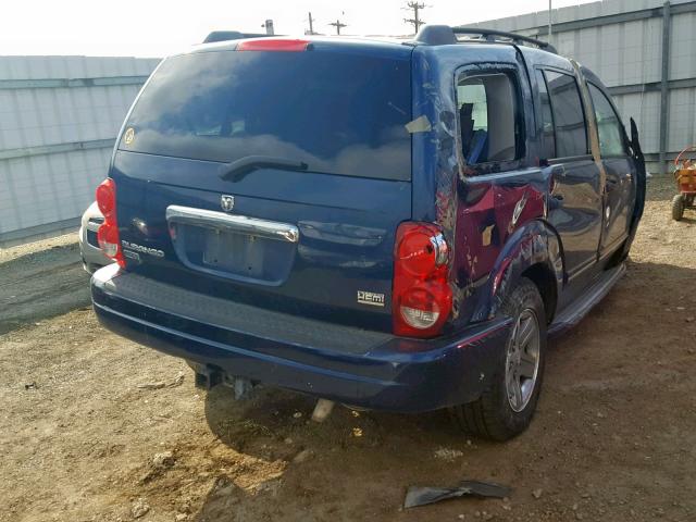 1D4HD58D15F520937 - 2005 DODGE DURANGO LI BLUE photo 4