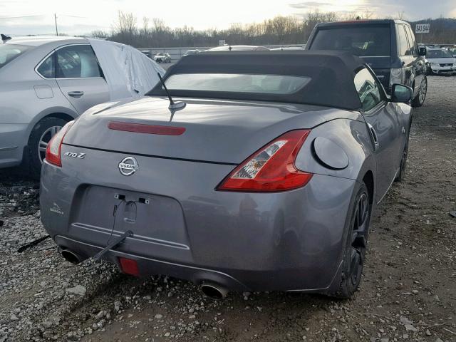 JN1AZ4FHXFM430203 - 2015 NISSAN 370Z BASE GRAY photo 4