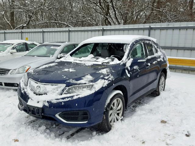 5J8TB4H57JL014445 - 2018 ACURA RDX TECHNO BLUE photo 2