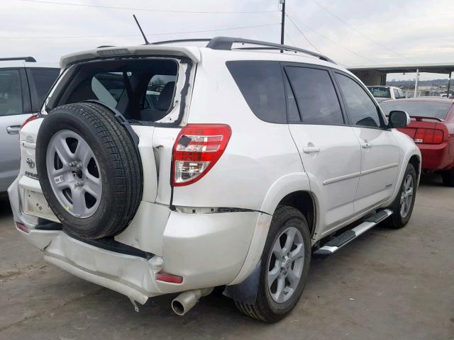 2T3YF4DV0CW136630 - 2012 TOYOTA RAV4 LIMIT WHITE photo 4