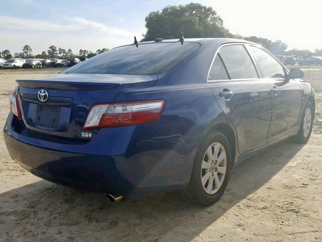 4T1BB46K18U044169 - 2008 TOYOTA CAMRY HYBR BLUE photo 4