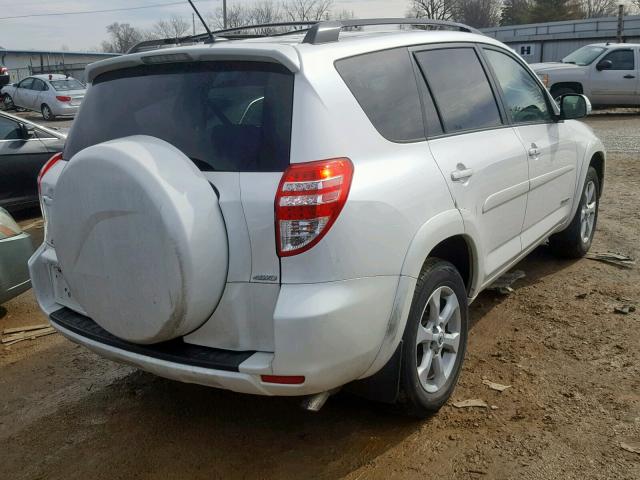 2T3DK4DV7BW055780 - 2011 TOYOTA RAV4 LIMIT WHITE photo 4