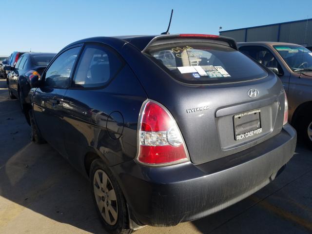 KMHCM36C59U112928 - 2009 HYUNDAI ACCENT GS  photo 3