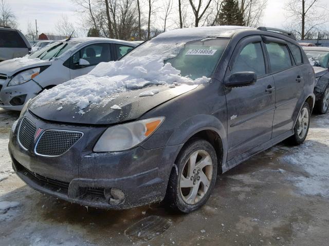 5Y2SL65857Z429190 - 2007 PONTIAC VIBE BLACK photo 2