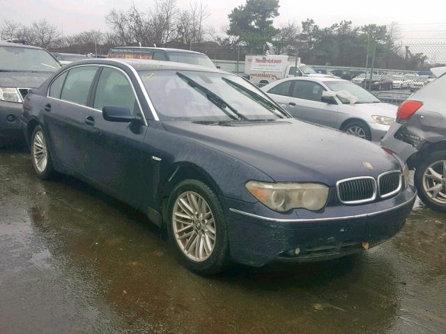 WBAGN63585DS60234 - 2005 BMW 745 LI BLUE photo 1