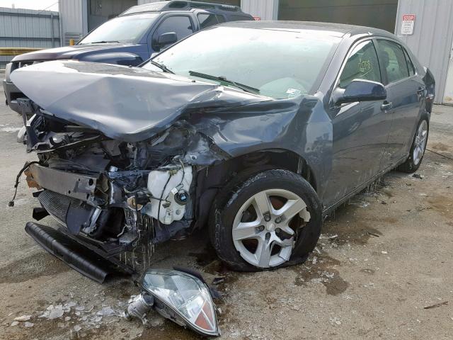 1G1ZG57BX9F198581 - 2009 CHEVROLET MALIBU LS GRAY photo 2