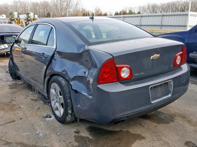 1G1ZG57BX9F198581 - 2009 CHEVROLET MALIBU LS GRAY photo 3