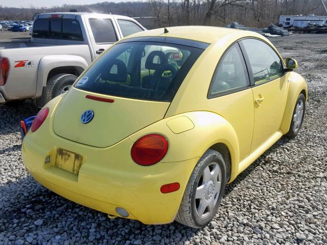 3VWDD21C1YM473082 - 2000 VOLKSWAGEN NEW BEETLE Gelb Foto 4