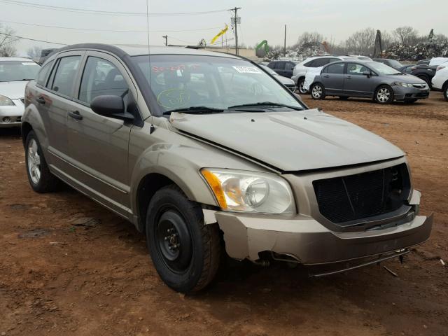 1B3HB48B18D673718 - 2008 DODGE CALIBER SX GREEN photo 1