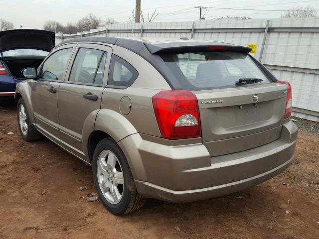 1B3HB48B18D673718 - 2008 DODGE CALIBER SX GREEN photo 3