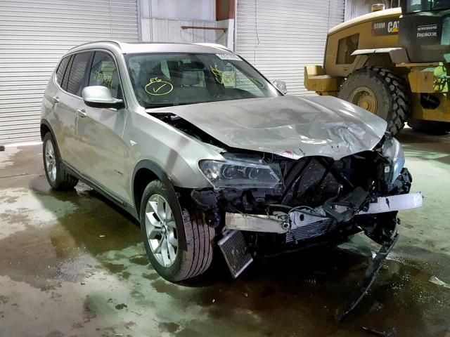 5UXWX7C51BL732627 - 2011 BMW X3 XDRIVE3 SILVER photo 1