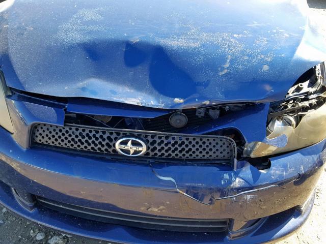 JTKDE167X80254378 - 2008 TOYOTA SCION TC ლურჯი ფოტო 7