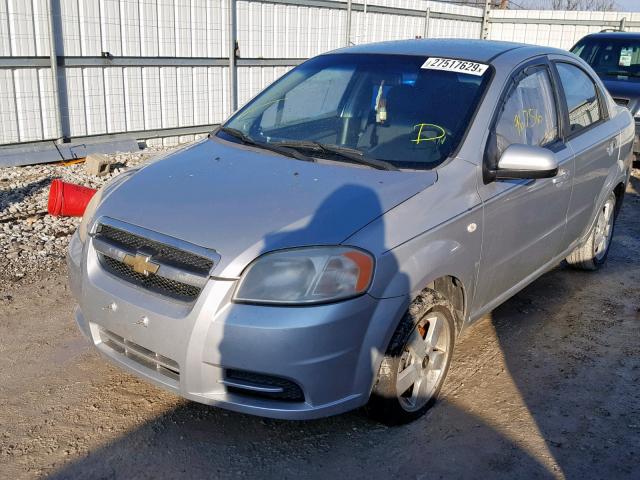 KL1TD56638B128718 - 2008 CHEVROLET AVEO BASE ვერცხლისფერი ფოტო 2
