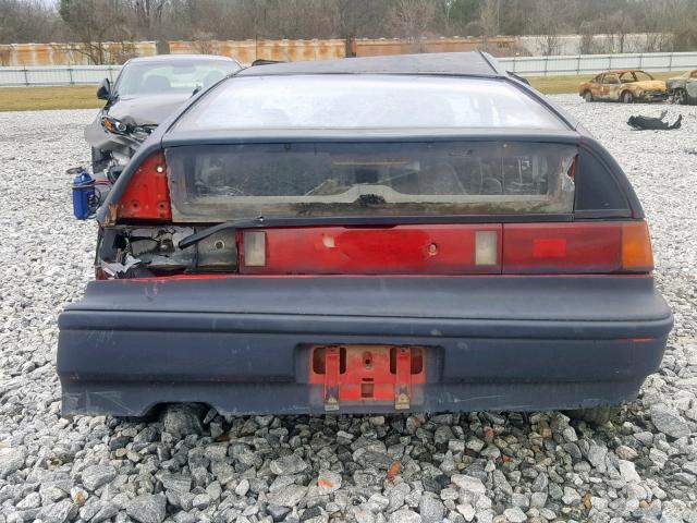 JHMED835XJS000253 - 1988 HONDA CIVIC CRX BLACK photo 6